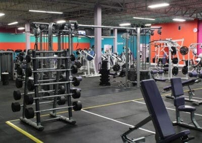 The Fitness Factory | Brevard, NC | gym interior, weights